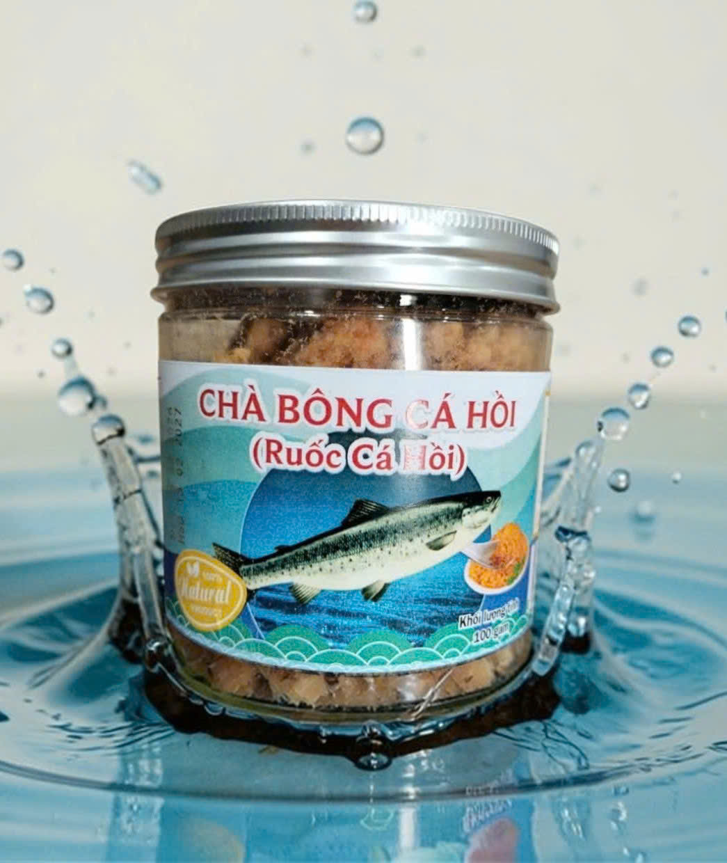Chà bông cá hồi. ( Ruốc cá hồi)  Loại 100 gram
